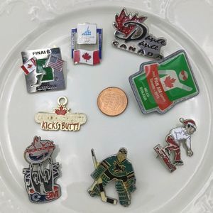 Lot of 8 Canadian Sports Hockey Olympic Pins